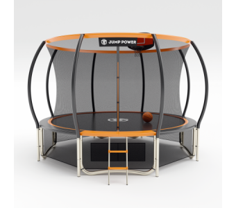 Батут Jump Power 12 ft Pro Inside Basket Orange